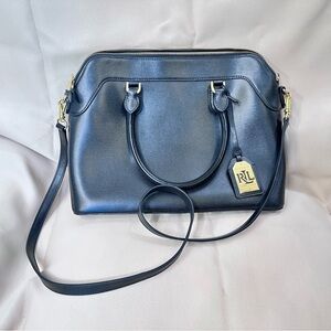 Ralph Lauren Midnight Black Satchel